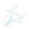 Modelcraft PPL6001 Flat Nose Combination Pliers (125mm)